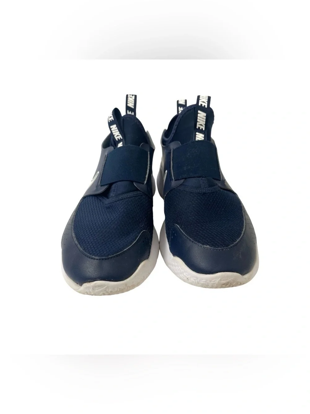 Nike Flex Runner - Navy Blue/White Sneakers - Size 7Y